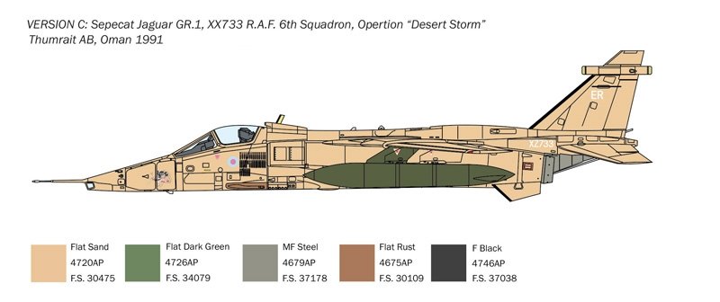 Italeri 1459 Jaguar GR.1/GR.3 RAF 1/72 – Bild 5
