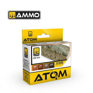 AMMO by Mig Jimenez 20724 ATOM Rusty Tracks and Chains Set 4x20ml
