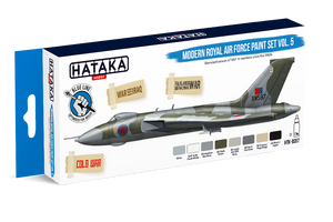 Hataka HTK-BS97 Modern Royal Air Force paint set vol.5 (8x17ml)