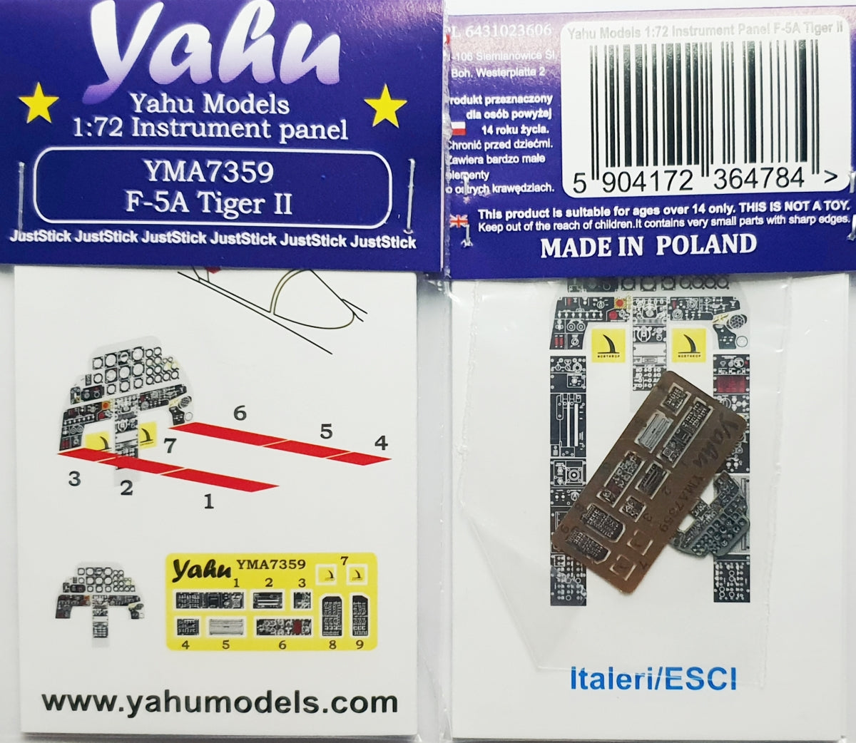 Yahu YMA7359 F-5A Tiger II (Italeri/ESCI) 1/72