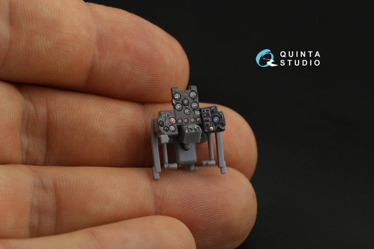 Quinta Studio QD48141 Ki-61-Id 3D-Printed &amp;amp; colored Interior on decal paper (Tamiya) 1/48 – Bild 2