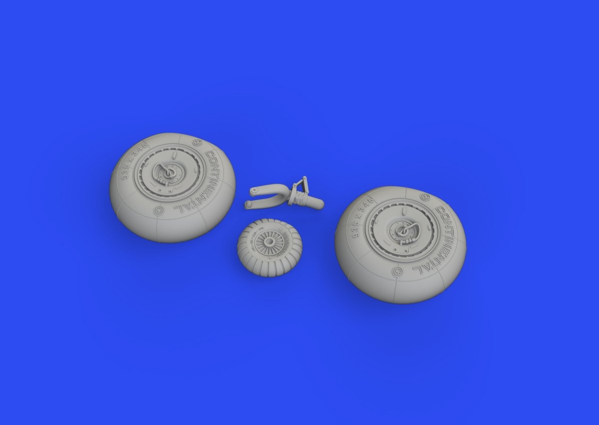 Eduard 648603 Bf 110G wheels for Eduard 1/48 – image 2