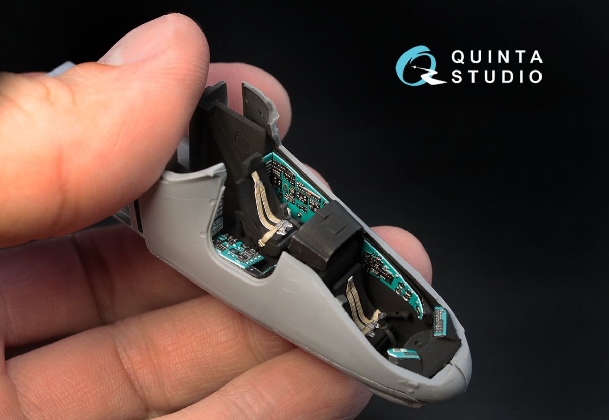 Quinta Studio QD72006 Mi-24V 3D-Printed &amp;amp; colored Interior on decal paper (for Zvezda kit) 1/72 – Bild 5