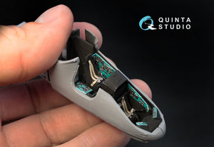 Quinta Studio QD72006 Mi-24V 3D-Printed &amp;amp; colored Interior on decal paper (for Zvezda kit) 1/72 – Bild 5