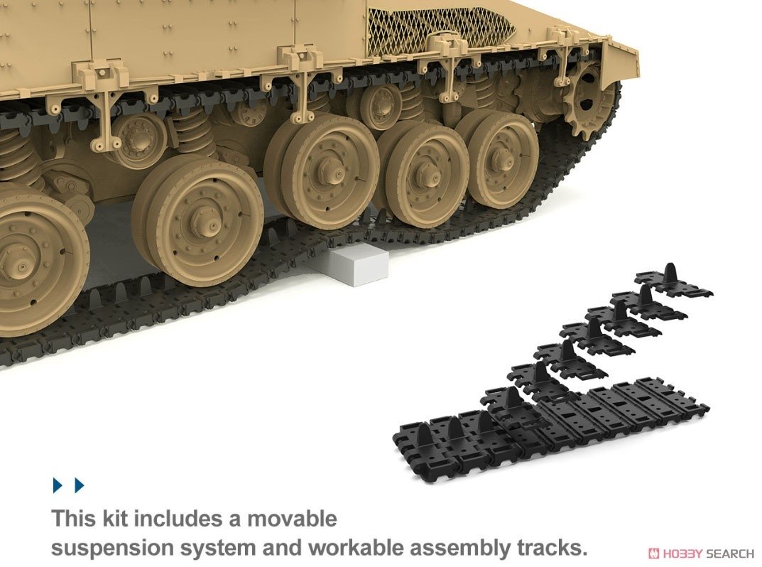Meng Model TS-049 Israel Main Battle Tank Merkava Mk.4/4LIC w/Nochri-Kal Mine Roller System 1/35 – image 7
