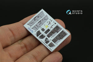 Quinta Studio QD48221 F-16B 3D-Printed &amp;amp; colored Interior on decal paper (Hasegawa) 1/48 – immagine 9