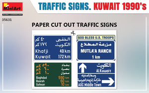 Miniart 35631 TRAFFIC SIGNS. KUWAIT 1990&amp;#39;s 1/35 – Bild 4