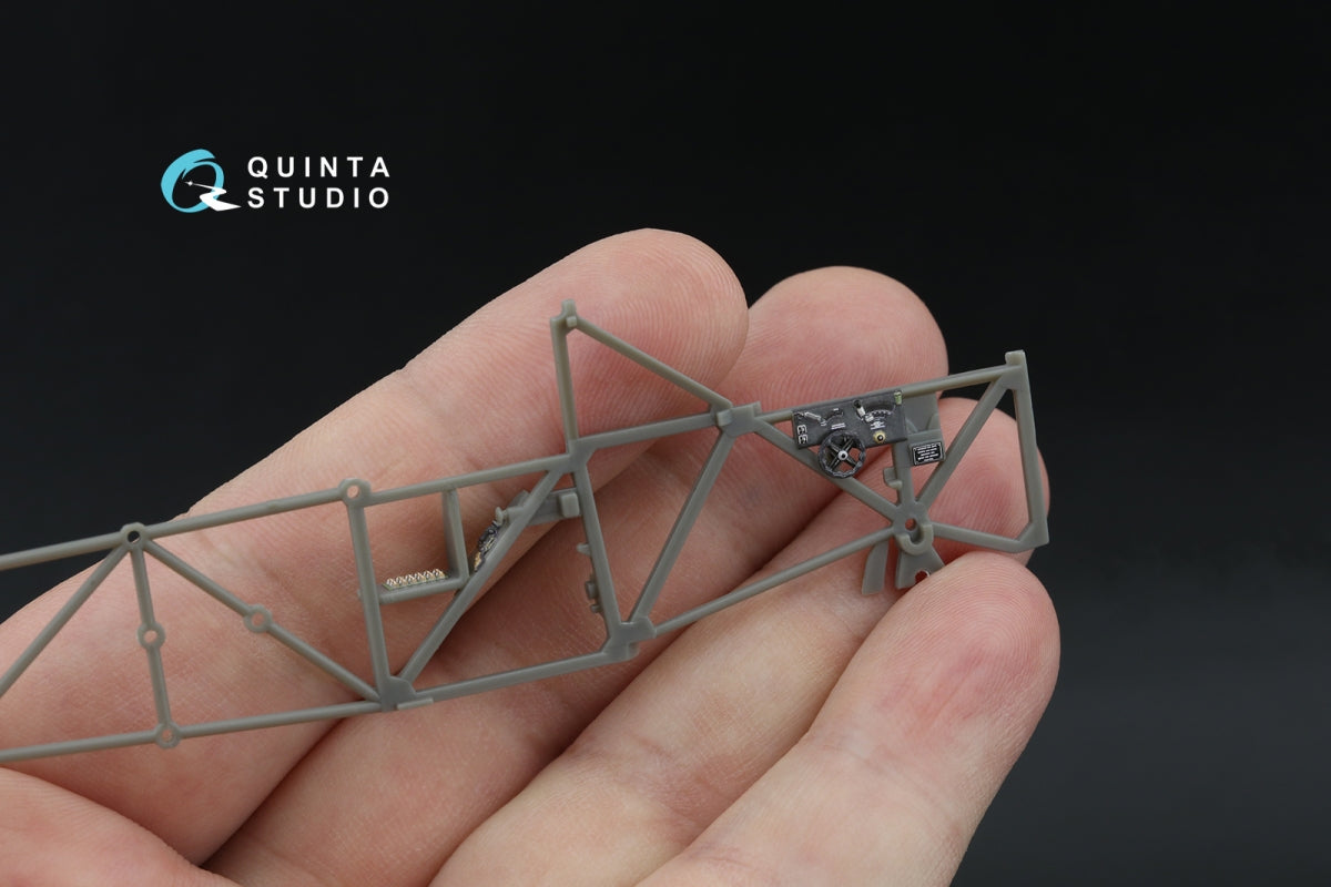 Quinta Studio QD+48582 Westland Lysander Mk.I 3D-Printed &amp;amp; colored Interior on decal paper (Airfix) (with 3D-printed resin parts) 1/48 – immagine 10