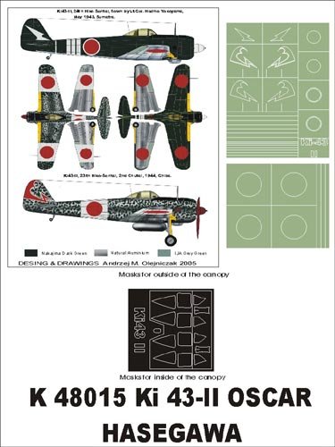 Montex K48015 Ki-43 II Oscar 1/48