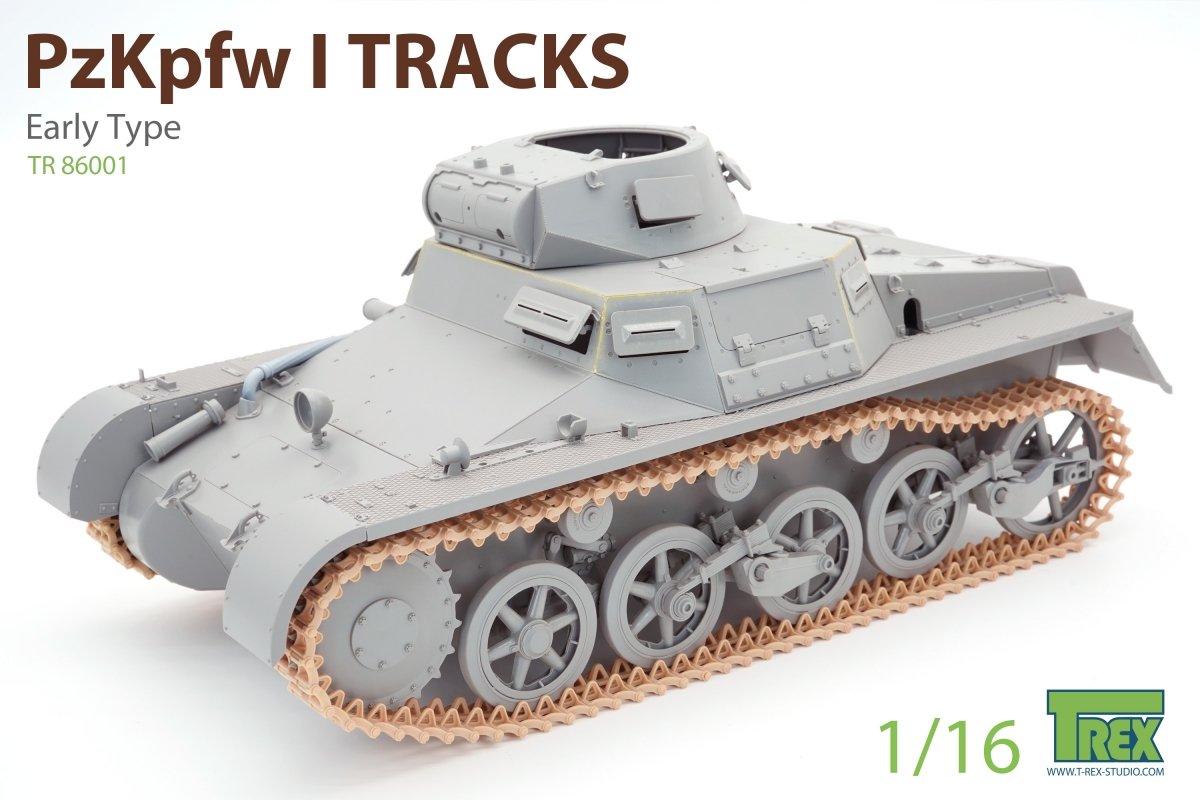 T-Rex Studio TR86001 PzKpfw I Tracks Early Type for Ausf.A only 1/16 – obrázek 3