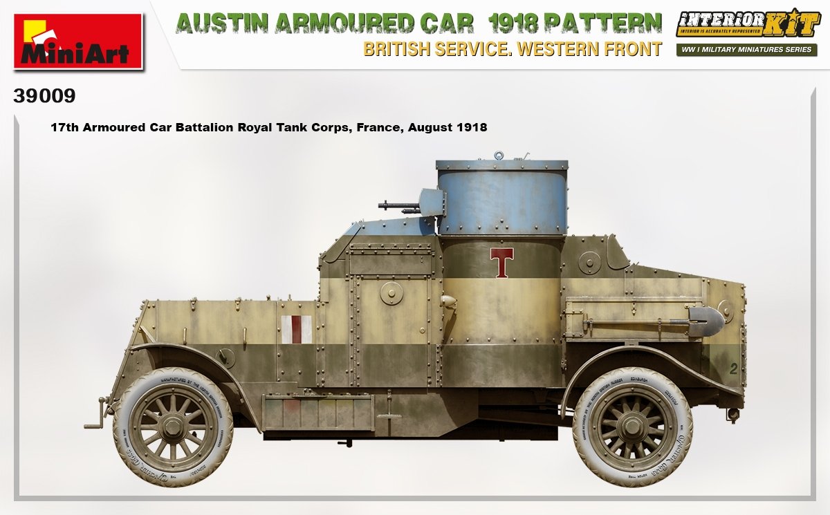 Miniart 39009 AUSTIN ARMORED CAR 1918 PATTERN. BRITISH SERVICE. WESTERN FRONT. INTERIOR KIT 1/35 – image 13