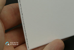 Rangées de rivets simples Quinta Studio QRV-016 (taille des rivets : 0,15 mm, écartement : 0,6 mm, convient à l’échelle 1/48), couleur blanche, longueur totale : 6,2 m / 20 pi – image 6