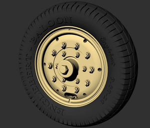 Panzer Art RE35-594 Rolls-Royce AC Road wheels (Engelbert) 1/35 – obrázek 2