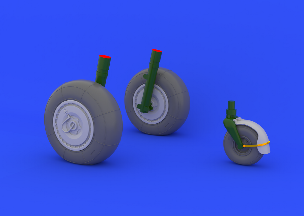 Eduard 632024 Ju 88 wheels late 1/32 (Revell) – Bild 2