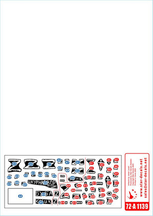 Star Decals 72-A1139 War in Ukraine #9. Russian T-72B3 (obr 2016) 1/72 – Bild 3