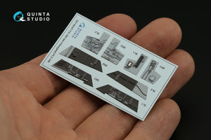 Quinta Studio QD+48347 FA-18D late 3D-Printed colored Interior on decal paper (Hasegawa) (with 3D-printed resin parts) 1/48 – image 7