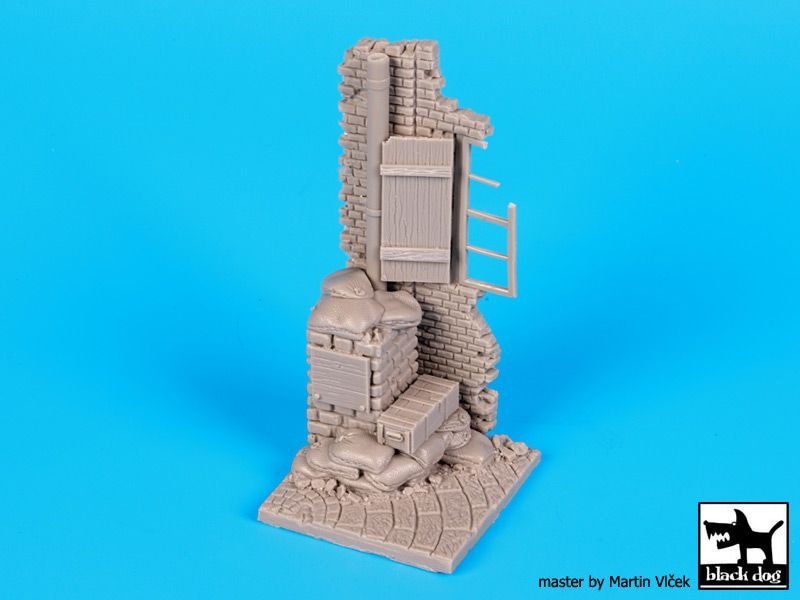Black Dog D35058 House corrner N°3 base 1/35 – obrázek 6
