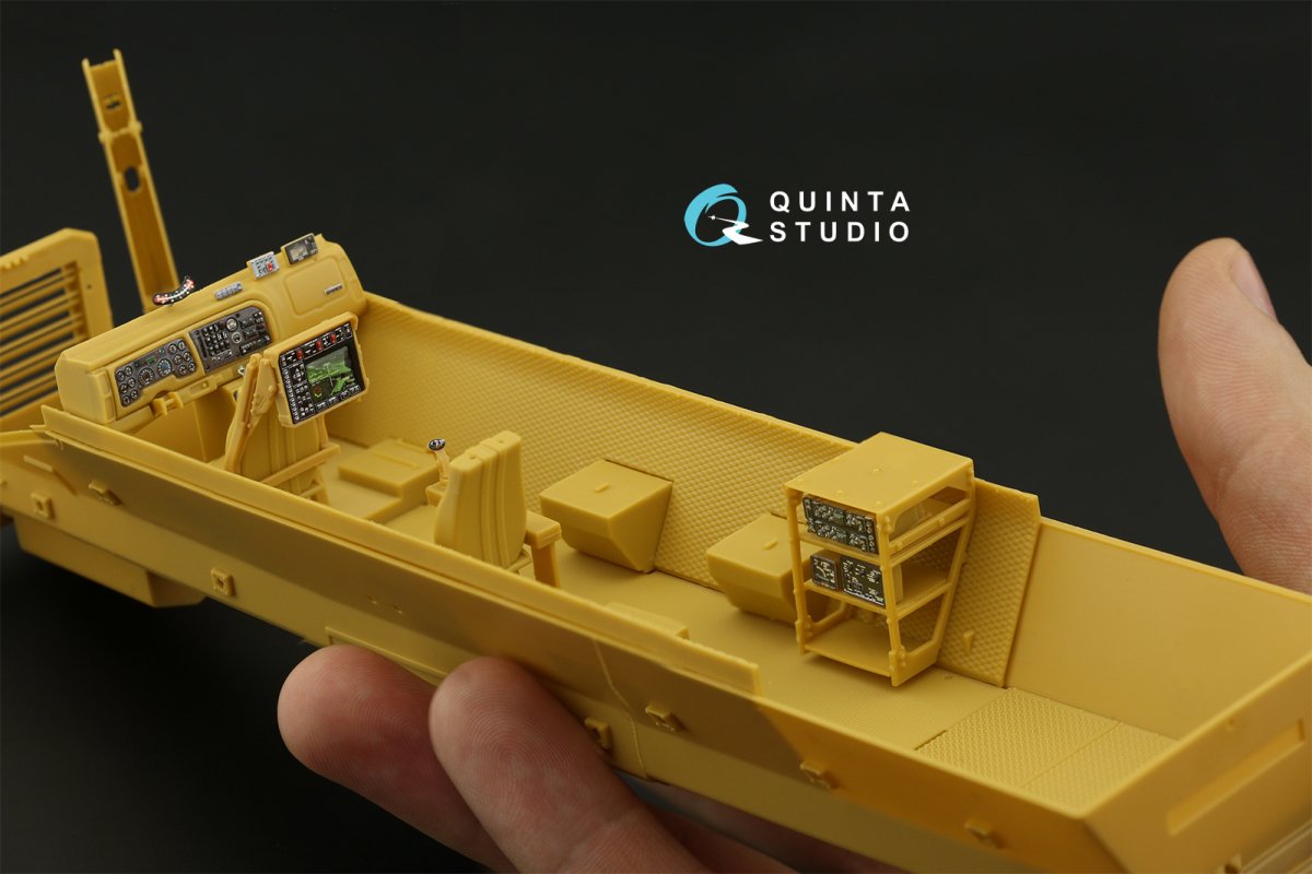 Quinta Studio QD35042 Buffalo 6x6 MPCV 3D-Printed &amp;amp; colored Interior on decal paper (Bronco) 1/35 – obrázek 7