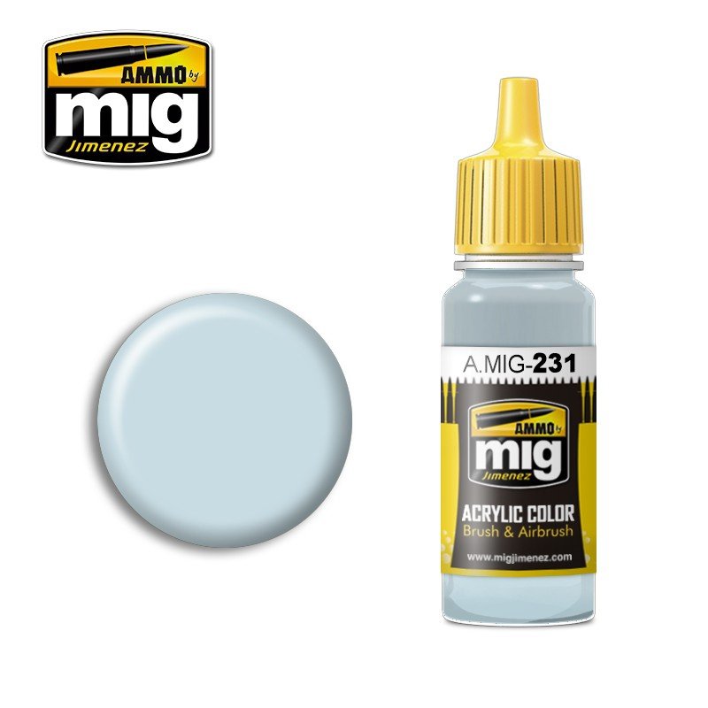 MUNITIONS de Mig Jimenez 0231 RLM 65 HELLBLAU 17ml