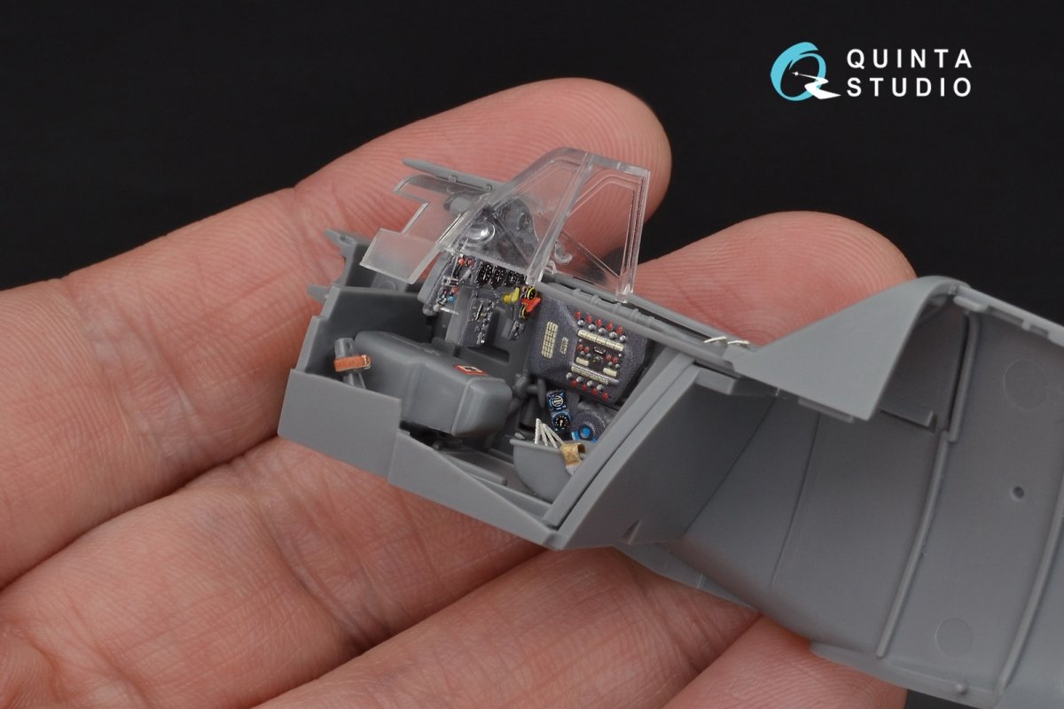 Quinta Studio QD48103 Bf 109G-6 3D-Printed &amp;amp; colored Interior on decal paper (for Tamiya kit) 1/48 – obrázek 10