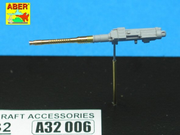 Aber A32006 Set of 2 barrels for German 13mm aircraft machine guns MG 131 (middle type) 1/32 – image 4