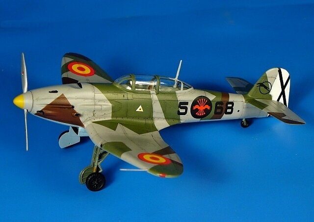 RS Models 92263 Heinkel 112B Spain WWII German Fighter 1/72 – immagine 3