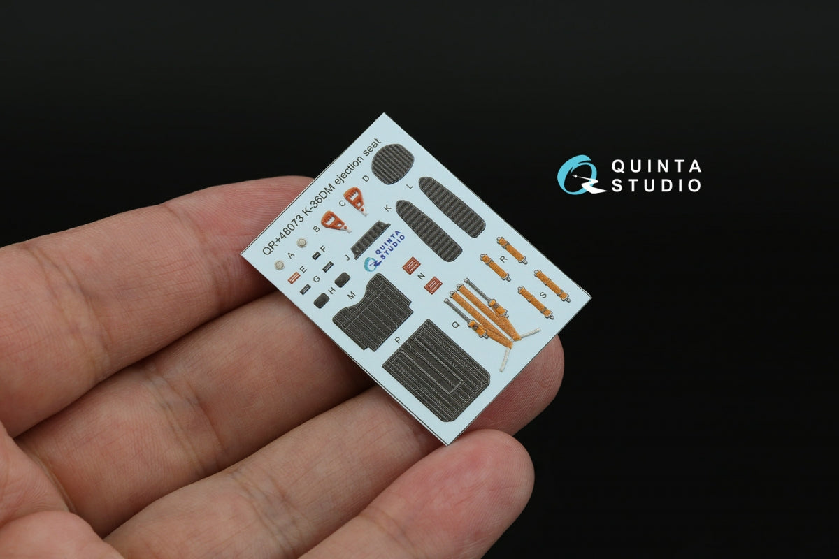 Quinta Studio QD+48409 Su-17UM3 3D-Printed &amp;amp; colored Interior on decal paper (Hobby Boss) (with 3D-printed resin parts) 1/48 – image 14