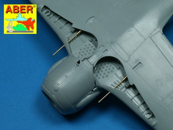 Aber A48 007 Set of 4 barrels for German aircraft 20mm machine guns MG 151/20 1/48 – obrázek 5