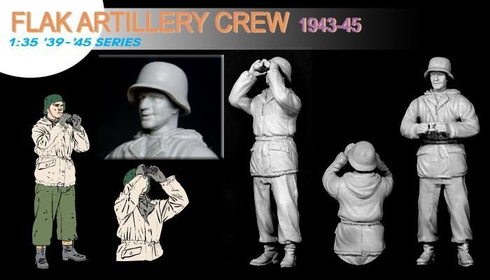 Dragon 6275 Flak Artillery Crew(Winter1943-45) 1/35 – image 3