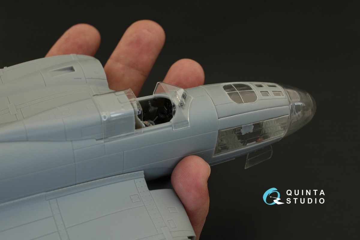 Quinta Studio QC48100 IL-4 vacuformed clear canopy (for Xuntong kit) 1/48 – immagine 4