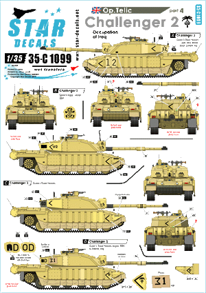 Star Decals 35-C1099 Op. Telic 4 1/35