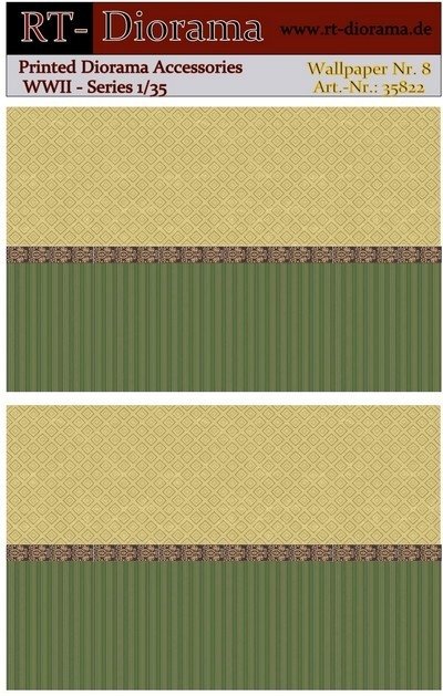 RT-Diorama 35822 Printed Accessories: Wallpaper No.8 1/35