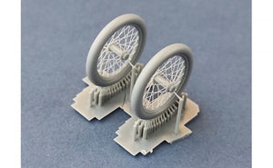 Copper State Models A32-03 Nieuport Spoked Wheels 1/32 – obrázek 3