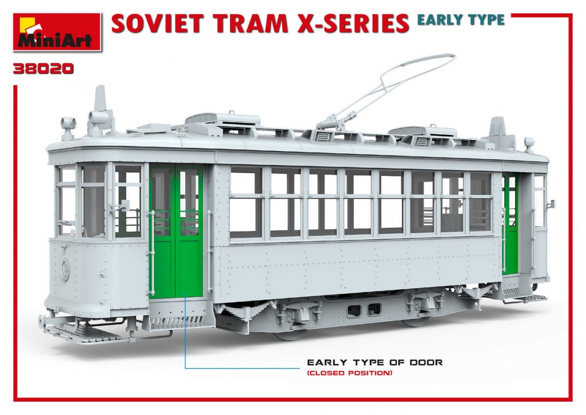 MiniArt 38020 SOVIET TRAM X-SERIES. EARLY TYPE 1/35 – image 5