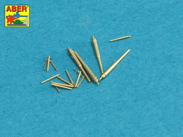Aber 1/700L-34 Set of Barrels for Narvic class destroyers type 1936A: 150mm x 5; 37mm x 8; 37mm(M42) x 10; 1/700
