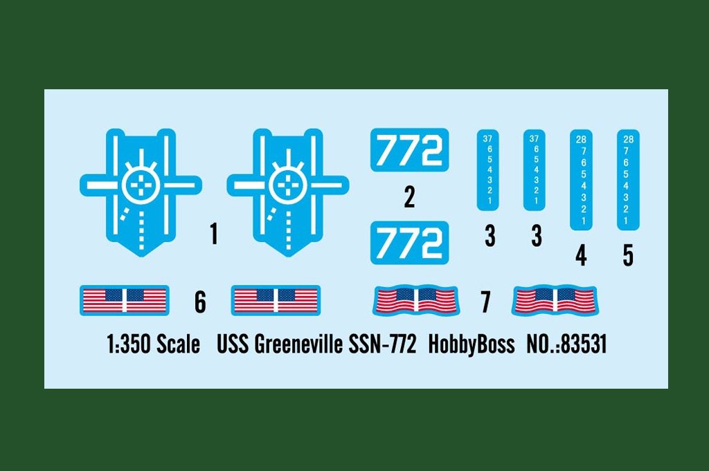 Hobby Boss 83531 USS Greeneville SSN-772 1/350 – Bild 3