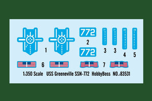 Hobby Boss 83531 USS Greeneville SSN-772 1/350 – Bild 3
