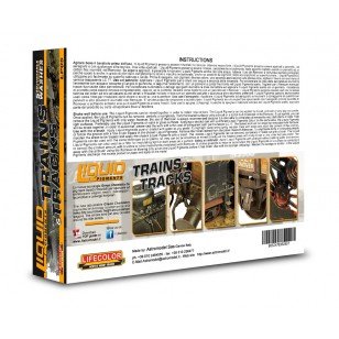 Lifecolor LP05 Liquid pigments Set Trains and tracks 6x22ml – Bild 2