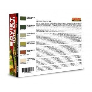 Lifecolor CS23 Acrylic paint set Soviet tanks 6x22ml – imagen 2