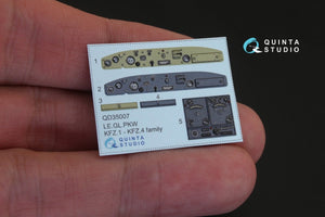 Quinta Studio QD35007 KFZ 1-4 3D-Printed &amp;amp; colored Interior on decal paper (for ICM kits) 1/35 – obrázek 2