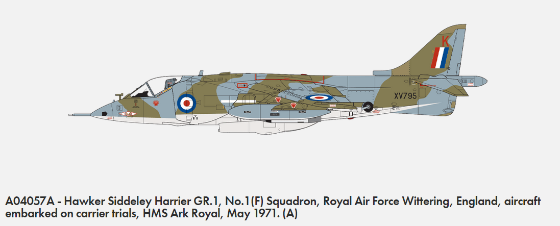 Airfix 04057A Hawker Siddeley Harrier GR.1/AV-8A 1/72 – image 2
