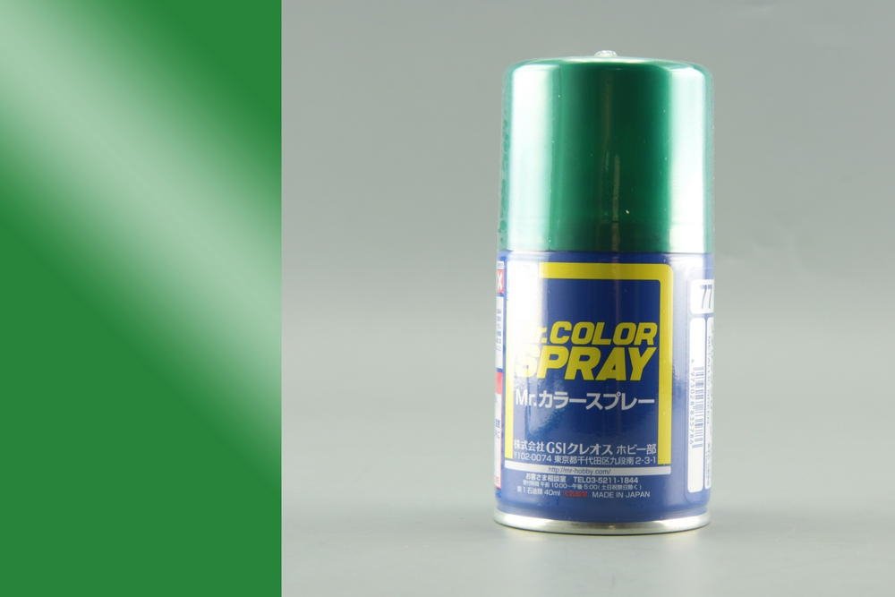 Mr.Hobby S-077 Metallic Green - (Metallic) Spray