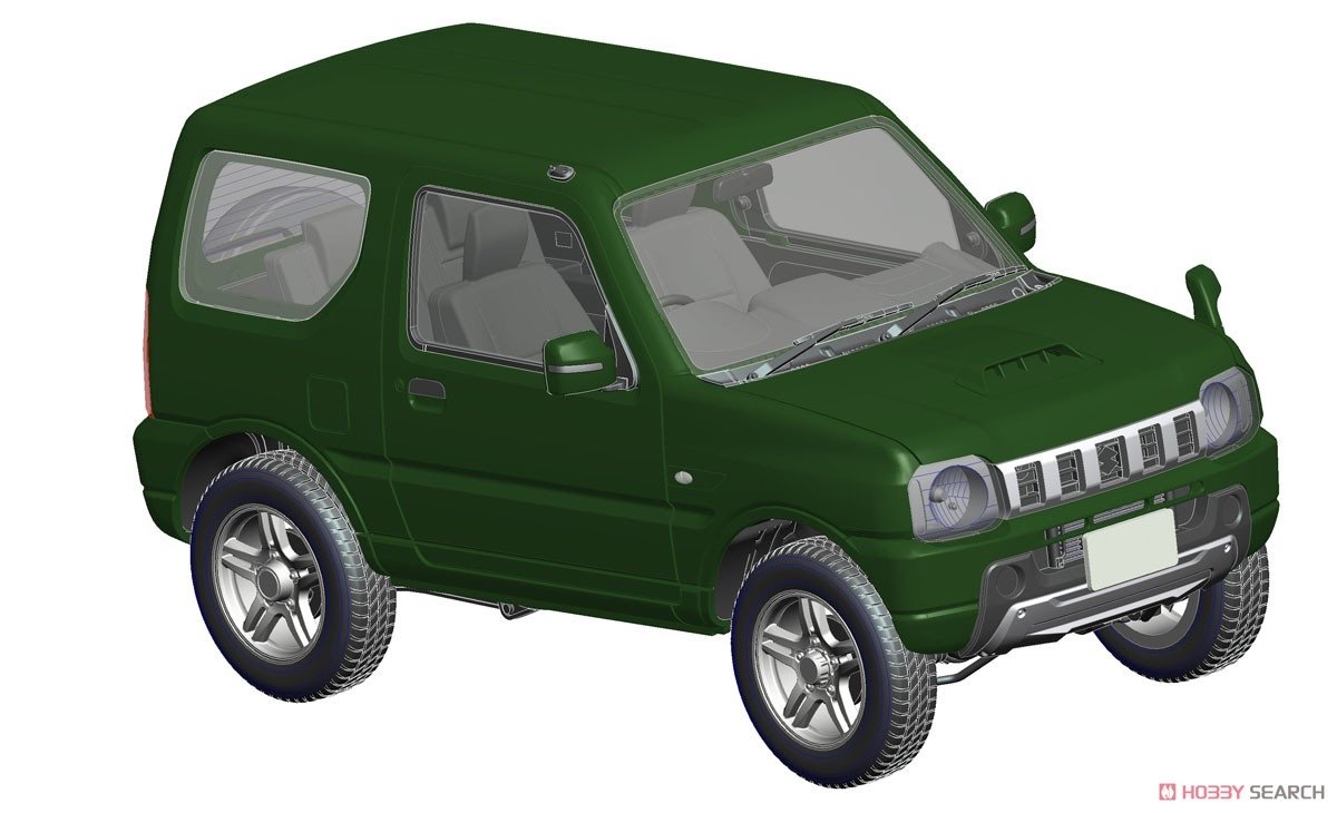 Fujimi 066295 C-NX-13 Jimny JB23 Land Venture (Cool Khaki Pearl Metallic) 1/24 – Bild 2