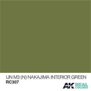 AK Interactive RC307 IJN M3 (N) NAKAJIMA INTERIOR GREEN 10ML – obrázek 2