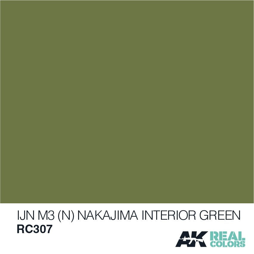 AK Interactive RC307 IJN M3 (N) NAKAJIMA INTERIOR GREEN 10ML – obrázek 2