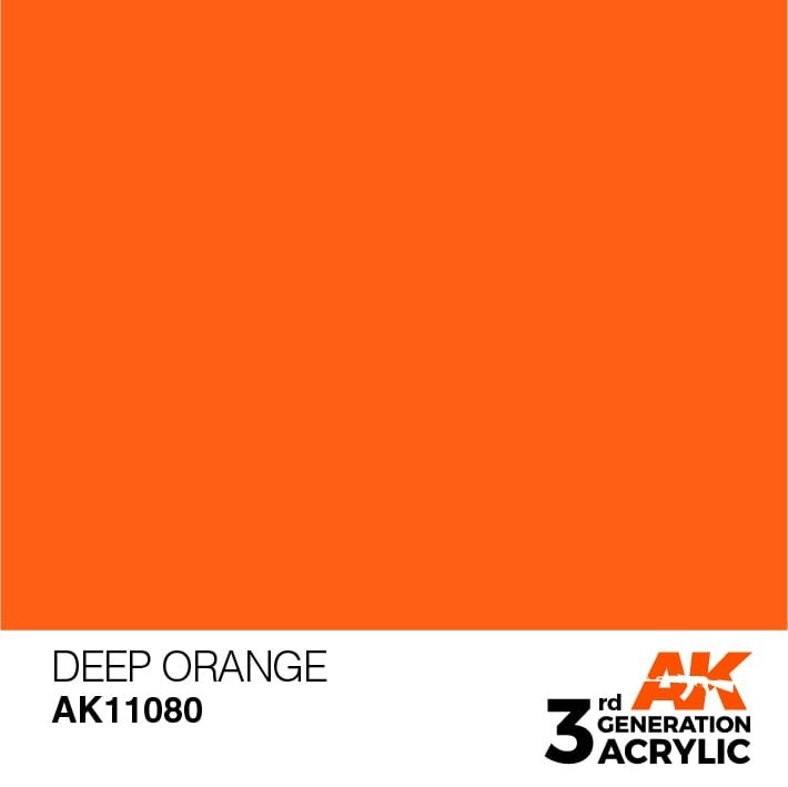 AK Interactive AK11080 Orange foncé 17 ml