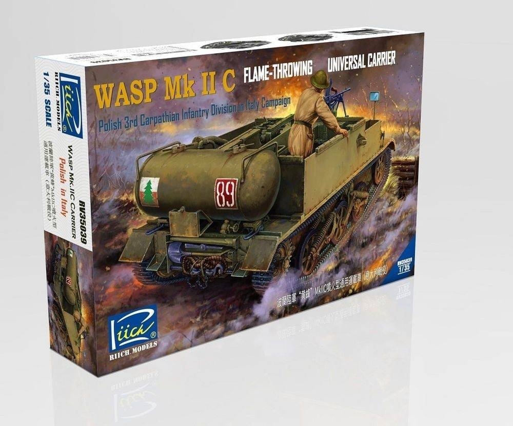 Riich RV35039 Polish Army Universal Carrier Wasp Mk.IIC 1/35 – obrázek 2