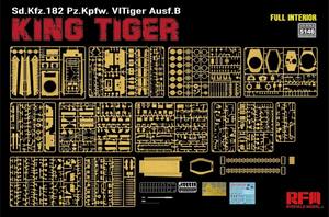 Rye Field Model 5146 Pz.Kpfw.VI Ausf.B King Tiger Henschel Turret Sd.Kfz. 182 with full interior 1/35 – image 2