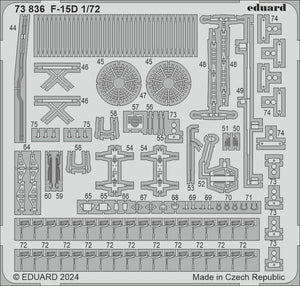 Eduard 73836 F-15D FINE MOLDS 1/72 – zdjęcie 2