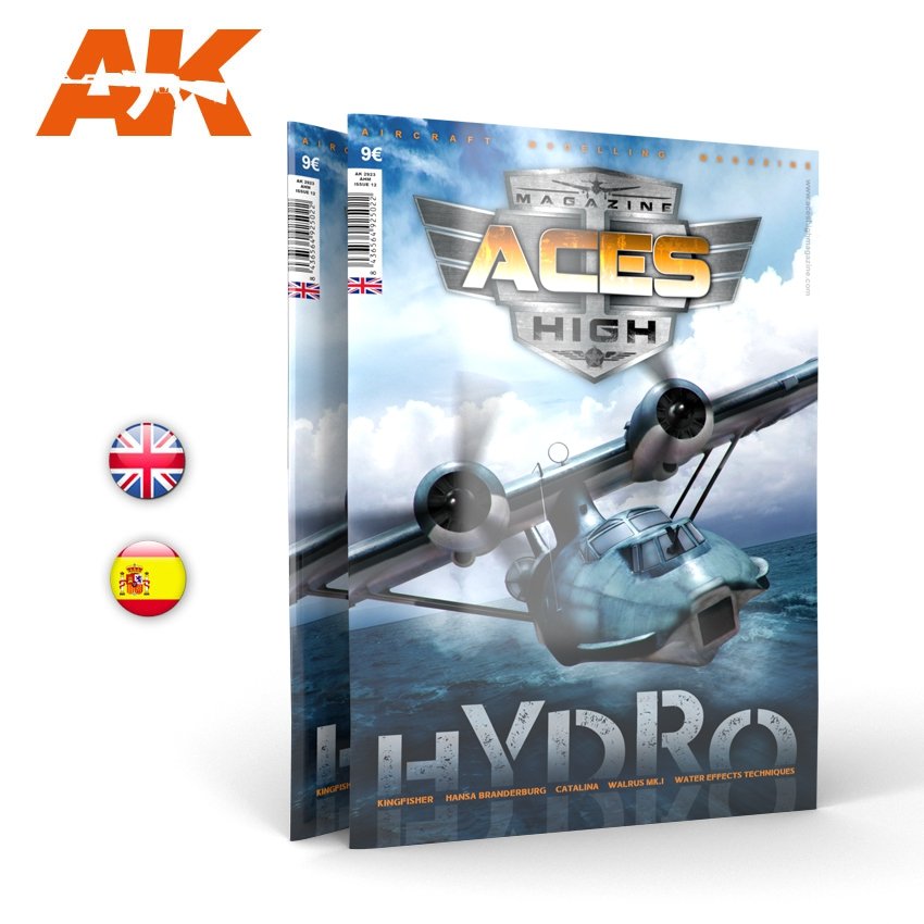 AK Interactive AK2923 ACES HIGH MAGAZINE NUMÉRO 12 (Anglais) 